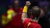 Rafael Nadal turun di partai kedua menghadapi Denis Shapovalov. (AP Photo/Manu Fernandez)