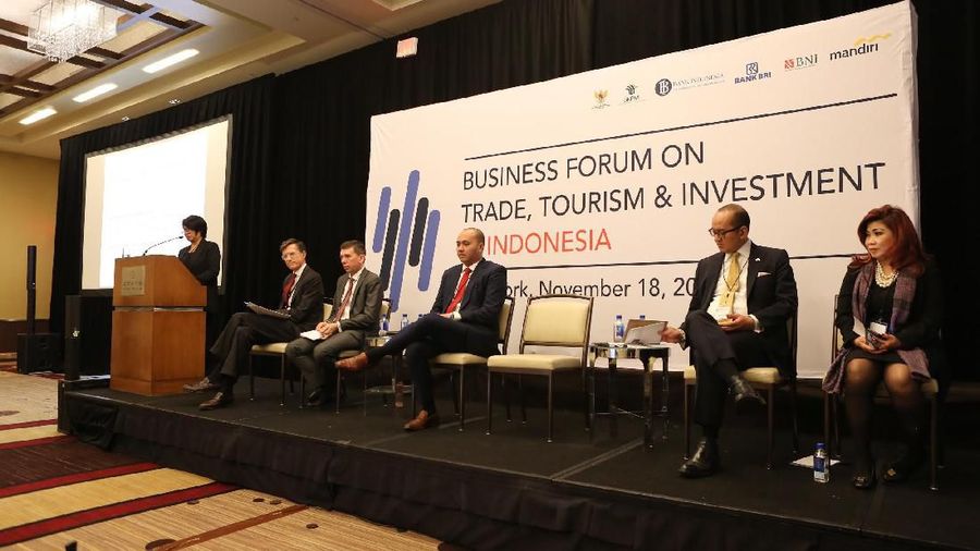 PT Bank Rakyat Indonesia Tbk (BBRI) berpartisipasi dalam Business Forum on Trade Tourism and Investment di New York, Amerika Serikat (18/11/2019).