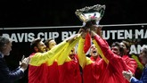 Spanyol jadi juara terakhir dalam format lama Piala Davis. Mulai tahun 2020, Piala Davis bakal dijalankan dengan sistem baru. (AP Photo/Manu Fernandez)