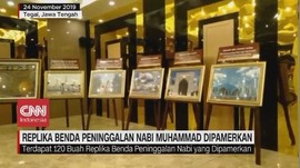 VIDEO: Replika Peninggalan Nabi Muhammad Dipamerkan
