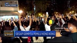 Hong Kong Bersorak Pro-Demokrasi Menang Pemilu Distrik