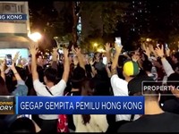 Hong Kong Bersorak Pro-Demokrasi Menang Pemilu Distrik