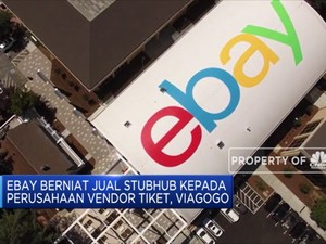 Incar USD 4,5 M, eBay jual StubHub ke Viagogo