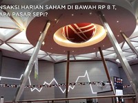 Ada Apa yah, kok Transaksi Saham RI di Bawah Rp 8 T/hari?