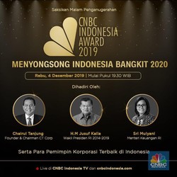 Sambut Indonesia Bangkit, Saksikan CNBC Indonesia Award 2019