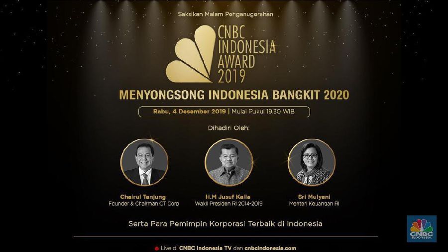 CNBC Indonesia menggelar CNBC Indonesia Awards 2019