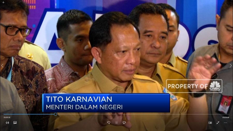 Menteri Dalam Negeri Tito Karnavian menyatakan bahwa Bekasi sudah ditetapkan tanggap darurat.