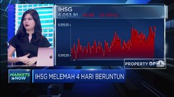 Aksi Jual Investor Asing Meningkat, IHSG Melemah 4 Hari