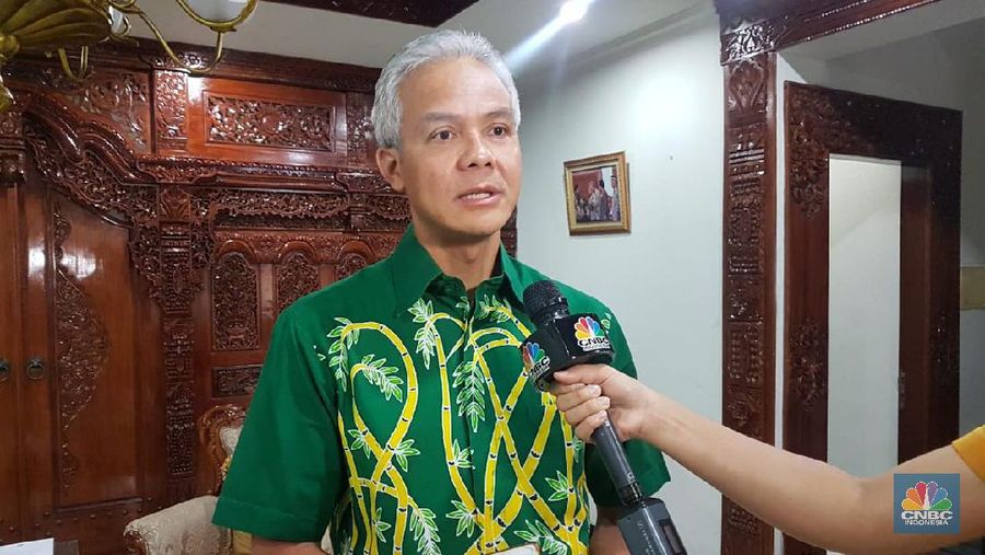 Ganjar Pranowo (Cnbc Indonesia/Shalini)