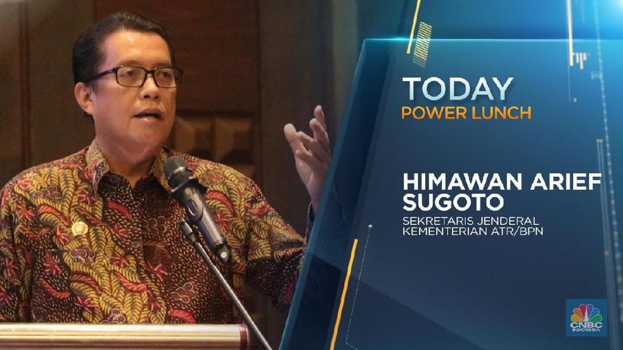 Penjelasan disampaikan Sekretaris Jenderal Kementerian Agraria dan Tata Ruang/Badan Pertanahan Nasional Himawan Arief Sugoto.
