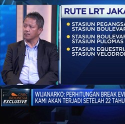 LRT Jakarta Dorong Pembangunan LRT Fase II