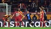 Galatasaray ditahan imbang tim tamu Club Brugge 1-1 di Stadion Ali-Sami Yen, Istanbul. (Photo by Bulent Kilic / AFP)