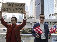 Berterima Kasih ke Trump & AS, Warga Hong Kong Turun ke Jalan