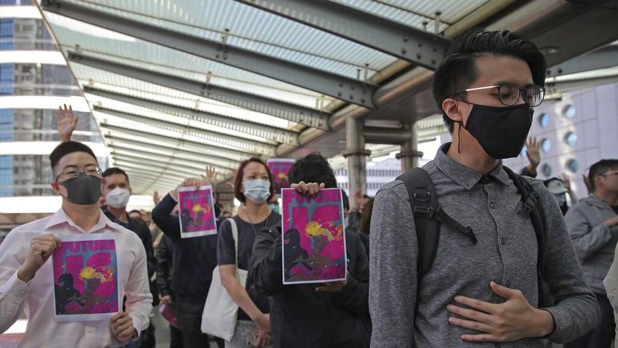 Pejabat penting China di Hong Kong dicopot.