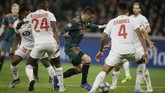 Ajax Amsterdam menghancurkan Lille 2-0 di Stadion Pierre-Mauroy. (AP Photo/Michel Spingler)