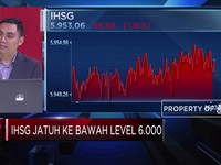 Anjlok Lebih Dari 1%, IHSG Tembus Ke Level di Bawah 6.000