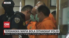 VIDEO: Tersangka Mafia Bola Ditangkap Polisi