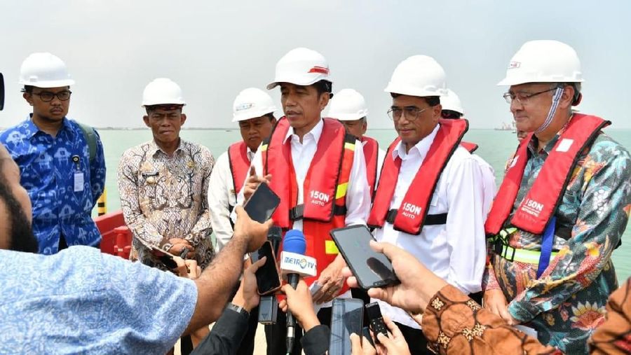 Pelabuha Patimban di Subang.