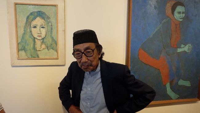Maestro Lukis 'Mata Hitam' Jeihan Sukmantoro Meninggal Dunia