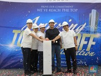 Mengintip Kemeriahan Topping Off Transpark Juanda Bekasi