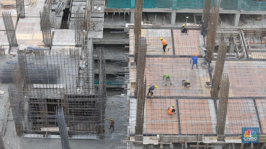 Demi komitmen kepada konsumen, Transpark Juanda Bekasi menggelar topping off ceremony, Jumat (29/11/2019), untuk selesainya pembangunan Tower I.