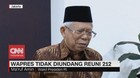 VIDEO: Wapres Tidak Diundang Reuni 212