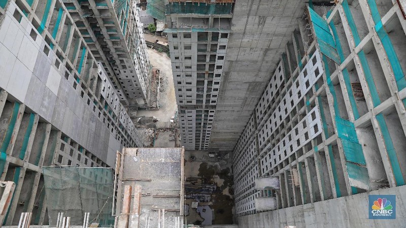 Demi komitmen kepada konsumen, Transpark Juanda Bekasi menggelar topping off ceremony, Jumat (29/11/2019), untuk selesainya pembangunan Tower I.
