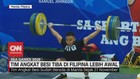 VIDEO: Tim Angkat Besi Tiba di Filipina Lebih Awal