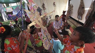 FOTO: Menanti Calon Dalang Masa Depan