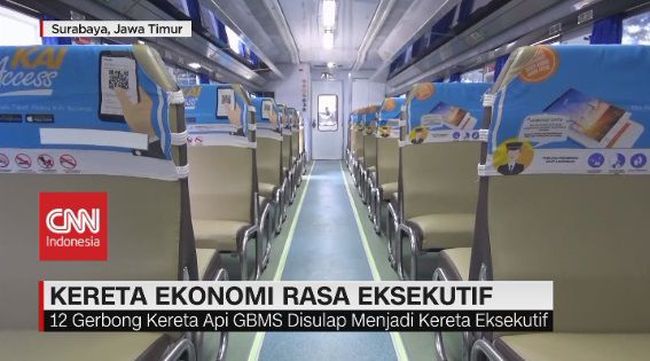 Video Kereta Ekonomi Rasa Eksekutif