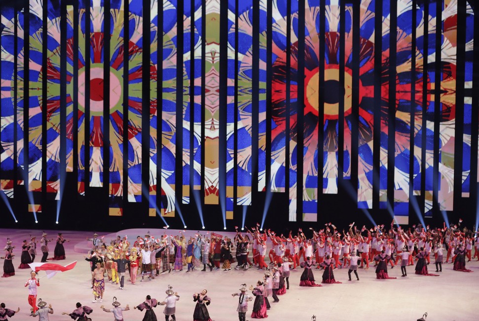 Saat Bendera Merah Putih Berkibar di Pembukaan SEA Games 2019