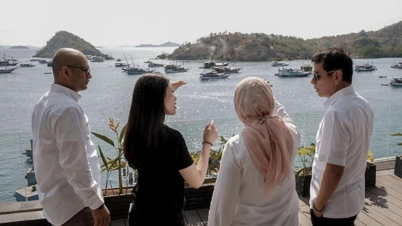 Wishnutama dan Angela Tanoesoedibjo mengunjungi Mandalika (NTB) dan Labuan Bajo (NTT).