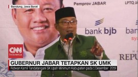 VIDEO: Gubernur Jabar Ridwan Kamil Tetapkan SK UMK