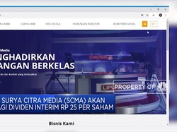 Surya Citra Media akan Bagi Dividen Interim 25 per Saham