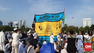 Rizieq Singgung Ahok dan 9 Naga ke Massa Reuni 212