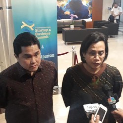 Duet Sri Mulyani-Erick Thohir jadi Pengawas Dana Abadi RI