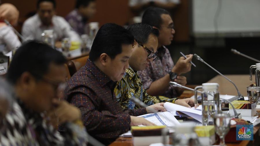 Rapat tersebut terjadwal dengan agenda pembahasan penyertaan modal negara (PMN) pada perusahaan BUMN tahun 2019 dan 2020.