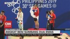 VIDEO: Angkat Besi Sumbang 2 Emas, Windy Pecahkan Rekor