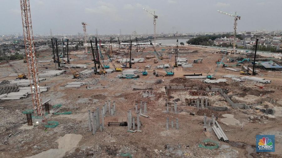 Pembangunan stadion ini ditargetkan rampung pada 2021.