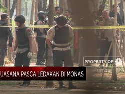 Ini Suasana Monas Pasca Ledakan