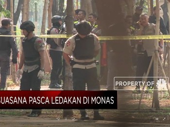 Ini Suasana Monas Pasca Ledakan