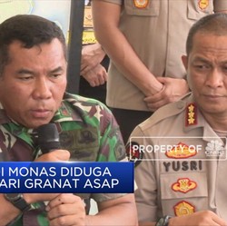Ledakan di Monas Berasal dari Granat Asap!