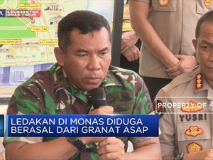Ledakan di Monas Berasal dari Granat Asap!