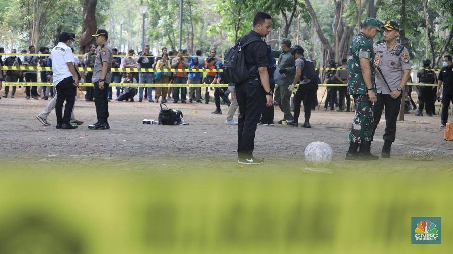 Polda Metro Jaya memastikan ledakan di Monas berasal dari granat asap.