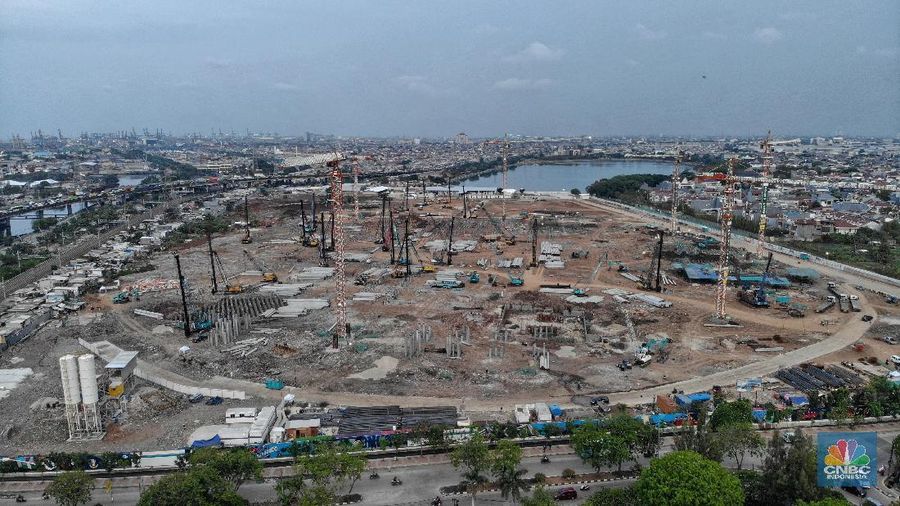 Pembangunan stadion ini ditargetkan rampung pada 2021.