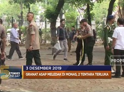 Granat Asap Meledak di Monas hingga Messi Raih Penghargaan