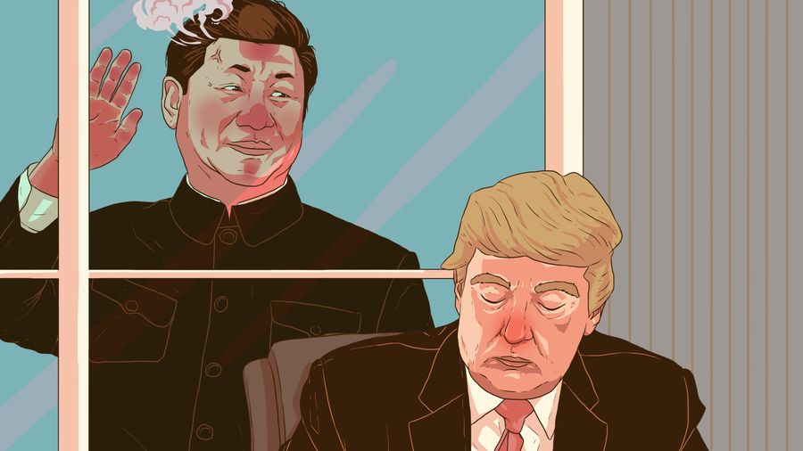 Infografis: Trump Teken UU Hong Kong, China Ngamuk & Perang Dagang