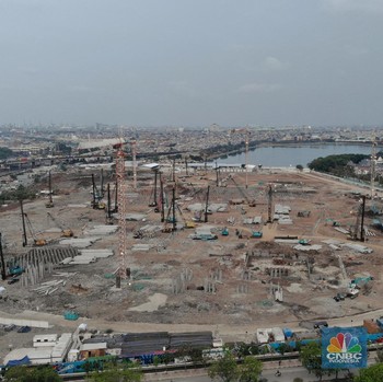 Melihat Progres Proyek Stadion Mirip 'Old Trafford' di DKI