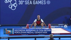 Angkat Besi Sumbang Emas, Posisi Indonesia Ke 3 Besar