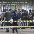 Granat Asap Meledak di Monas, Dua Orang Jadi Korban